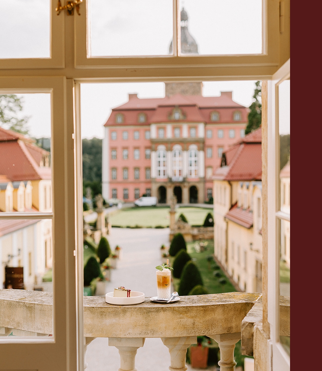 Wnętrze Restauracji Biblioteka w Zamku Książ